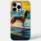 Coques Case-Mate iPhone Afghan Hound Beach Surf Peinture (Verso)