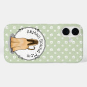 Coques Case-Mate iPhone Afghan Hound Maman Afghan Maman (fawn) Mignonne ma (Verso (horizontal))