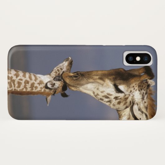 Coques Case-Mate iPhone Africa, Kenya, Masai Mara. Girafe (Dos (Horizontal))