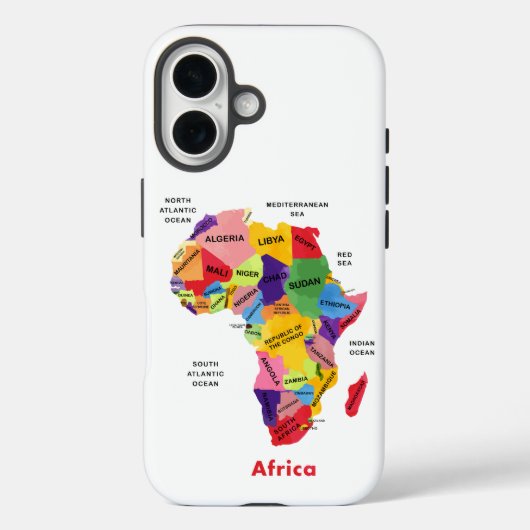 Coques Case-Mate iPhone Africa map (Verso)