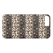 Coques Case-Mate iPhone Africain avec le motif de peau de guépard (Dos (Horizontal))
