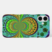 Coques Case-Mate iPhone Africain traditionnel Hakuna Matata Couleurs.png (Verso (horizontal))