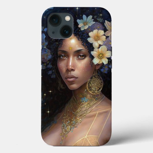 Coques Case-Mate iPhone African American Black Goddess Queen Imaginaire Ar (Verso)
