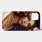 Coques Case-Mate iPhone African American Black Goddess Queen Imaginaire Ar (Verso (horizontal))
