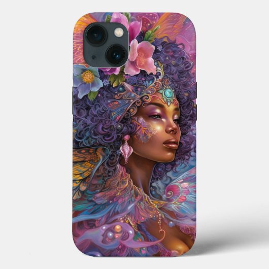 Coques Case-Mate iPhone African American Black Goddess Queen Imaginaire Ar (Verso)
