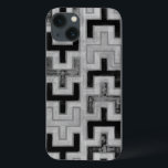 Coques Pour iPhone African Mudcloth Textile with Geometric Patterns<br><div class="desc">This imprime un truc made by Norman Wyatt,  Jr. dans le style de l'Afrique mudcloth. The mudcloth textile originated in Mali and is a sign of cultural identity. Affichage your love of global culture and geometric patterns by purchasing this print !</div>