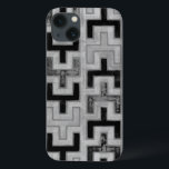 iPhone 13 Coque African Mudcloth Textile with Geometric Patterns<br><div class="desc">This imprime un truc made by Norman Wyatt,  Jr. dans le style de l'Afrique mudcloth. The mudcloth textile originated in Mali and is a sign of cultural identity. Affichage your love of global culture and geometric patterns by purchasing this print !</div>