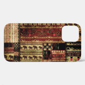 Coques Case-Mate iPhone African Patchwork : Grunge Print Arrière - plan (Verso (horizontal))