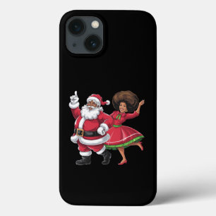 Case-Mate iPhone Case African Père Noël Mme Claus Dansant Noël américain