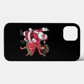 Coques Case-Mate iPhone African Père Noël Mme Claus Dansant Noël américain (Verso (horizontal))