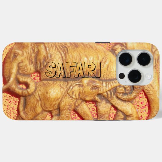 Coques Case-Mate iPhone African Safari Elephant Family Entendu (Verso (horizontal))