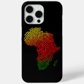 Coques Case-Mate iPhone Afrique - Impression des doigts, Histoire noire, é (Verso)