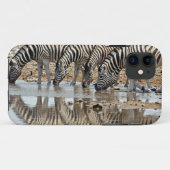 Coques Case-Mate iPhone Afrique, Namibie, Etosha NP. Zebra de Burchell (Dos (Horizontal))