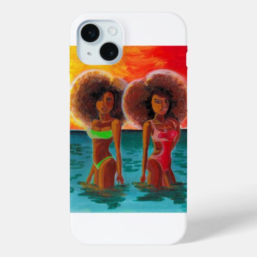Coques Case-Mate iPhone Afro Beach Queens (Verso)