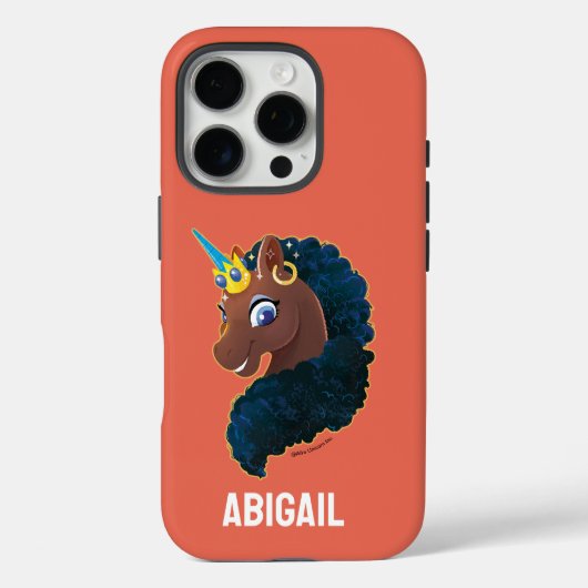 Coques Case-Mate iPhone Afro Unicorn | Magique (Verso)