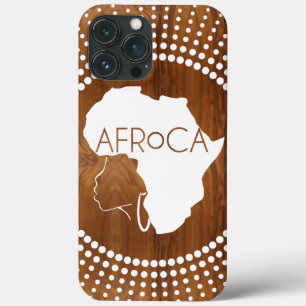 Case-Mate iPhone Case AFRoCA FEMALE Afro plus Afrique apparence de grain