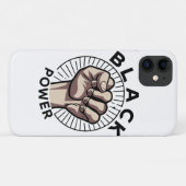 Coques Case-Mate iPhone Afrocentrique Black Power (Dos (Horizontal))