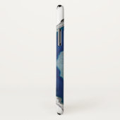 Coques Case-Mate iPhone Agat bleu (Dos/Droite)