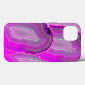 Coques Case-Mate iPhone Agate Bande, Tint Magenta, poli (Verso (horizontal))