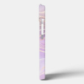 Coques Case-Mate iPhone Agate d'iridescente en marbre rose (Verso / Gauche)