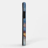 Coques Case-Mate iPhone Agate en dentelle bleue (Dos/Droite)