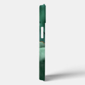 Coques Case-Mate iPhone Agate Green Gold Parties scintillant Geode Marbre  (Verso / Droite)