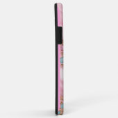 Coques Case-Mate iPhone Agate Marble Moderne Blue Rose Gold Collection (Dos/Droite)