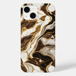 Coque Pour iPhone 14 Agate Marbre Inspiré Texture Luxe