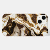 Coques Case-Mate iPhone Agate Marbre Inspiré Texture Luxe (Verso (horizontal))