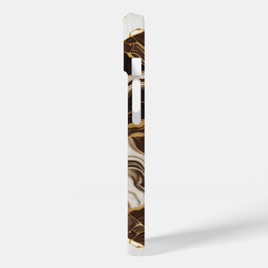 Coques Case-Mate iPhone Agate Marbre Inspiré Texture Luxe (Verso / Gauche)