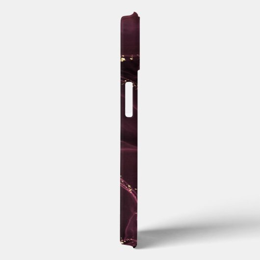 Coques Case-Mate iPhone Agate moderne Faux Parties scintillant Nom initial (Verso / Droite)