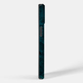 Coques Case-Mate iPhone Agate sarcelle et or (Verso / Droite)