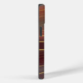 Coques Case-Mate iPhone Agate Strata Look - Rouille Bourgogne et Aqua Dust (Verso / Droite)