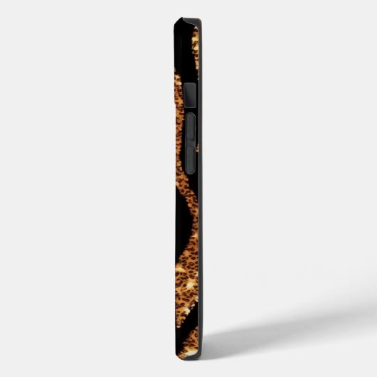 Coques Case-Mate iPhone Agate Tiger Blue Parties scintillant iPhone Mate T (Verso / Gauche)