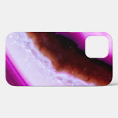 Coques Case-Mate iPhone Agate violet poli avec Coque-Mate en quartz iPhone (Verso (horizontal))