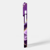 Coques Case-Mate iPhone Agate Violet Violet Or Parties scintillant Votre n (Verso / Gauche)