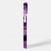 Coques Case-Mate iPhone Agate Violet violet Parties scintillant or Étincel (Verso / Droite)
