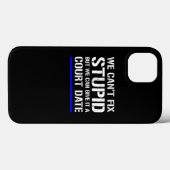 Coques Case-Mate iPhone Agent de police drôle  (Verso (horizontal))