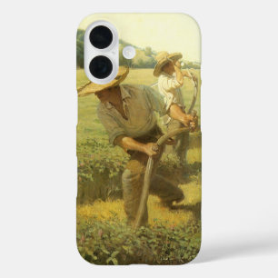 Coques iPhone 16 Agriculteurs vintages, Retour à la ferme par NC Wy
