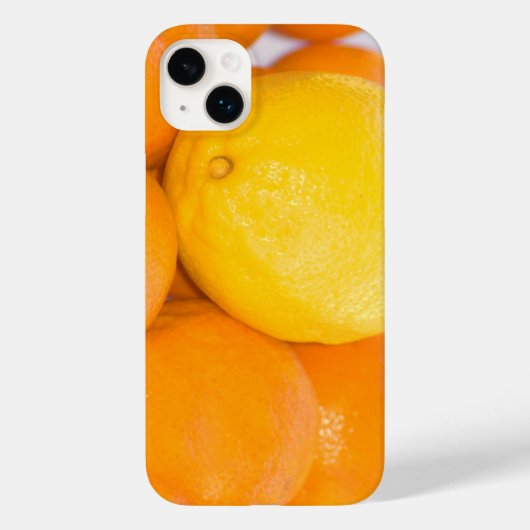 Coques Case-Mate iPhone Agrumes d'agrumes d'orange et de citron (Verso)