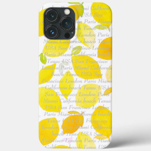 Case-Mate iPhone Case agrumes motifs modernes texte et image personnalis