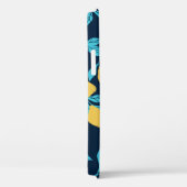 Coques Case-Mate iPhone Agrumes simples : citrons sur le bleu. (Verso / Droite)