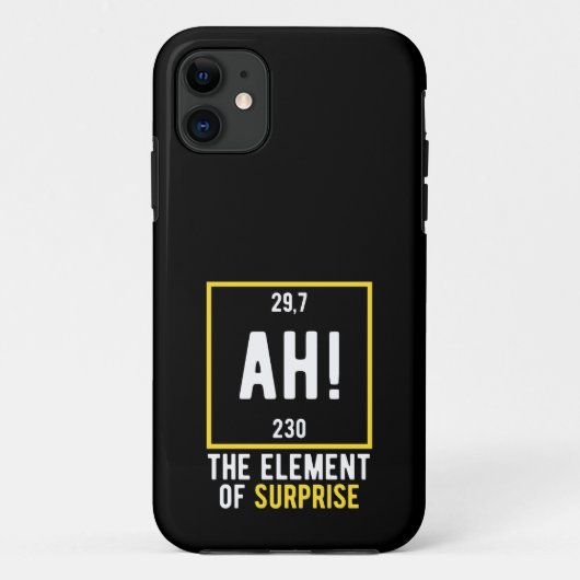 Coques Case-Mate iPhone Ah The Element of Surprise (Dos)