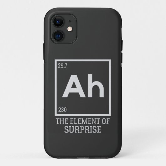 Coques Case-Mate iPhone Ah the element of surprises (Dos)