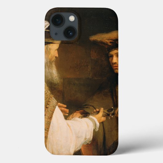 Coques Case-Mate iPhone Ahimelech donnant l'épée de Goliath à David (Verso)