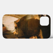 Coques Case-Mate iPhone Ahimelech donnant l'épée de Goliath à David (Verso (horizontal))