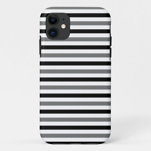 Coques Case-Mate iPhone Ahs motif rayures noires et blanches  (Dos)