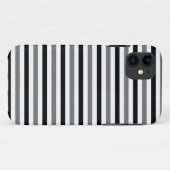 Coques Case-Mate iPhone Ahs motif rayures noires et blanches  (Dos (Horizontal))