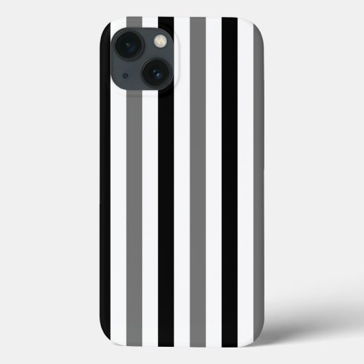 Coques Case-Mate iPhone Ahs motif rayures noires et blanches (Verso)