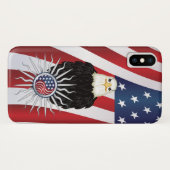 Coques Case-Mate iPhone aigle américain (Dos (Horizontal))